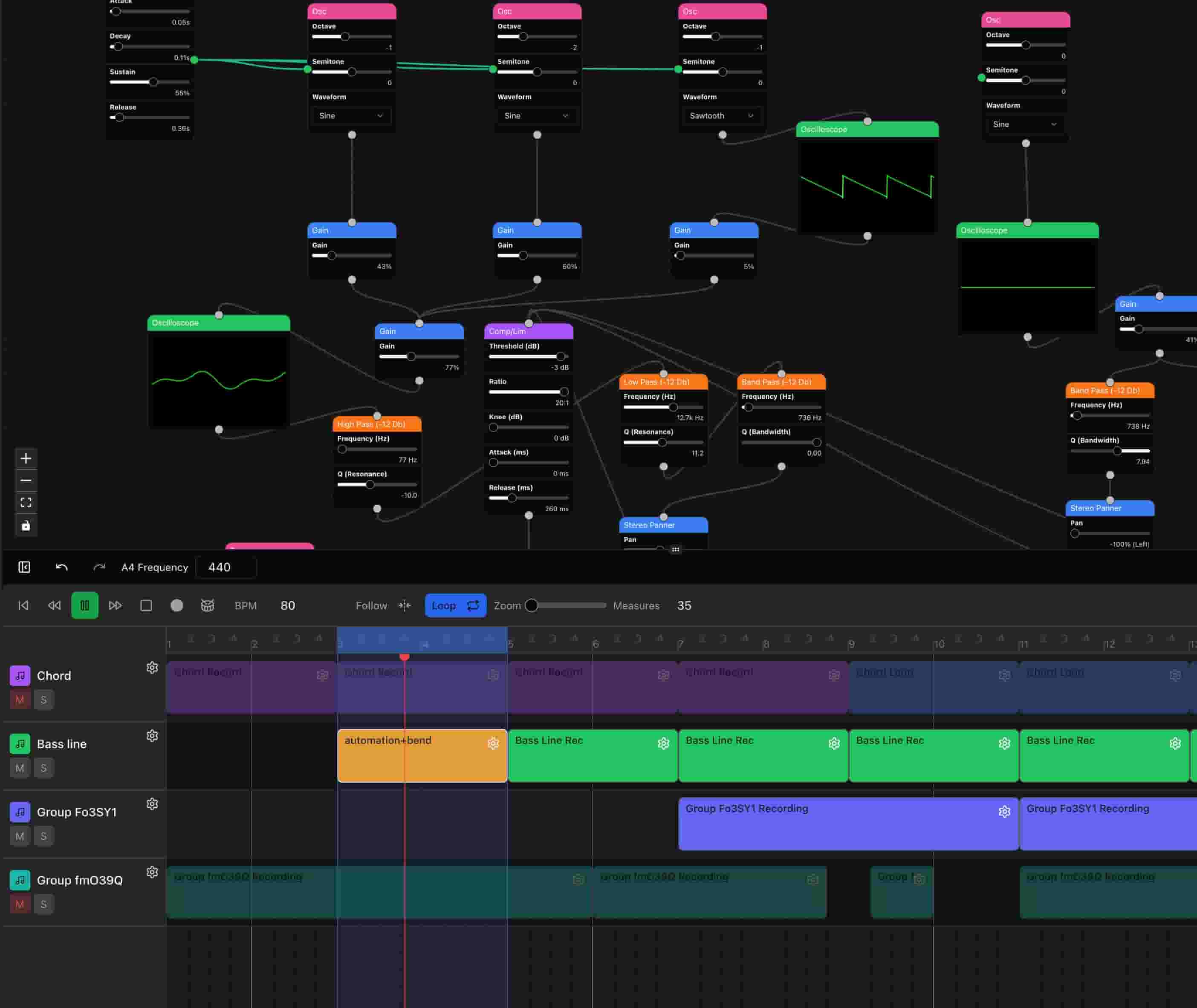 Aperçu du projet Audio Flow